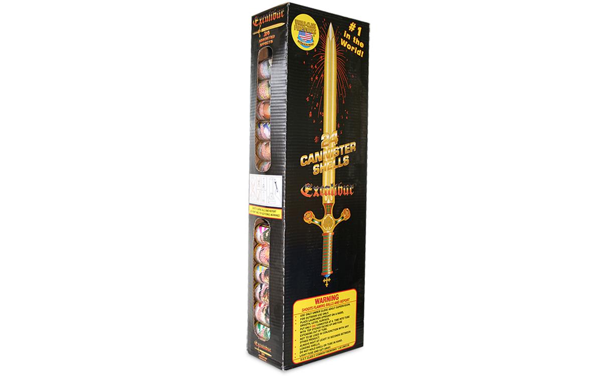 Excalibur fireworks